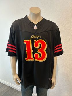 San Francisco 49ers Brock Purdy #13 Jersey Black Red Gold