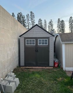 Plastic storage Shed