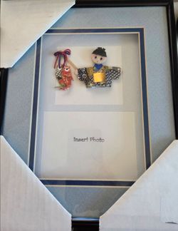 Chibikko Japanese Shadow Box Photo Frame 10.25H x8.5W