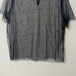 Forever 21 Top With Metal Pearls