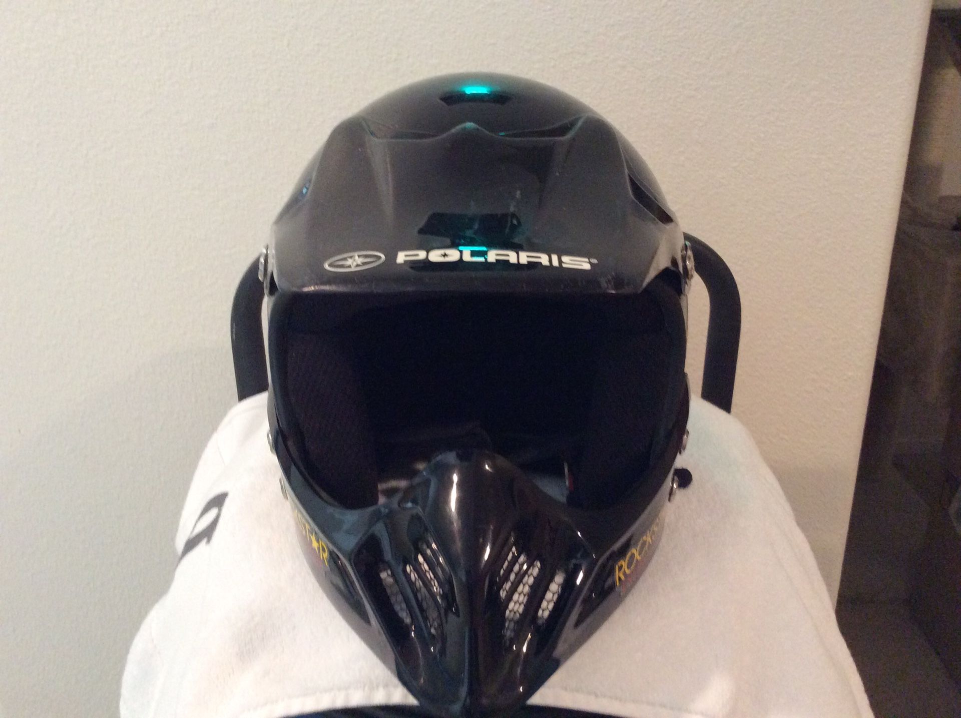 Kids Large Size Pure Polaris Motorcycle Helmet