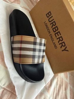 Burberry slides
