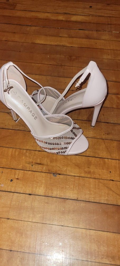 Size 8 Pink High Heels Shoes