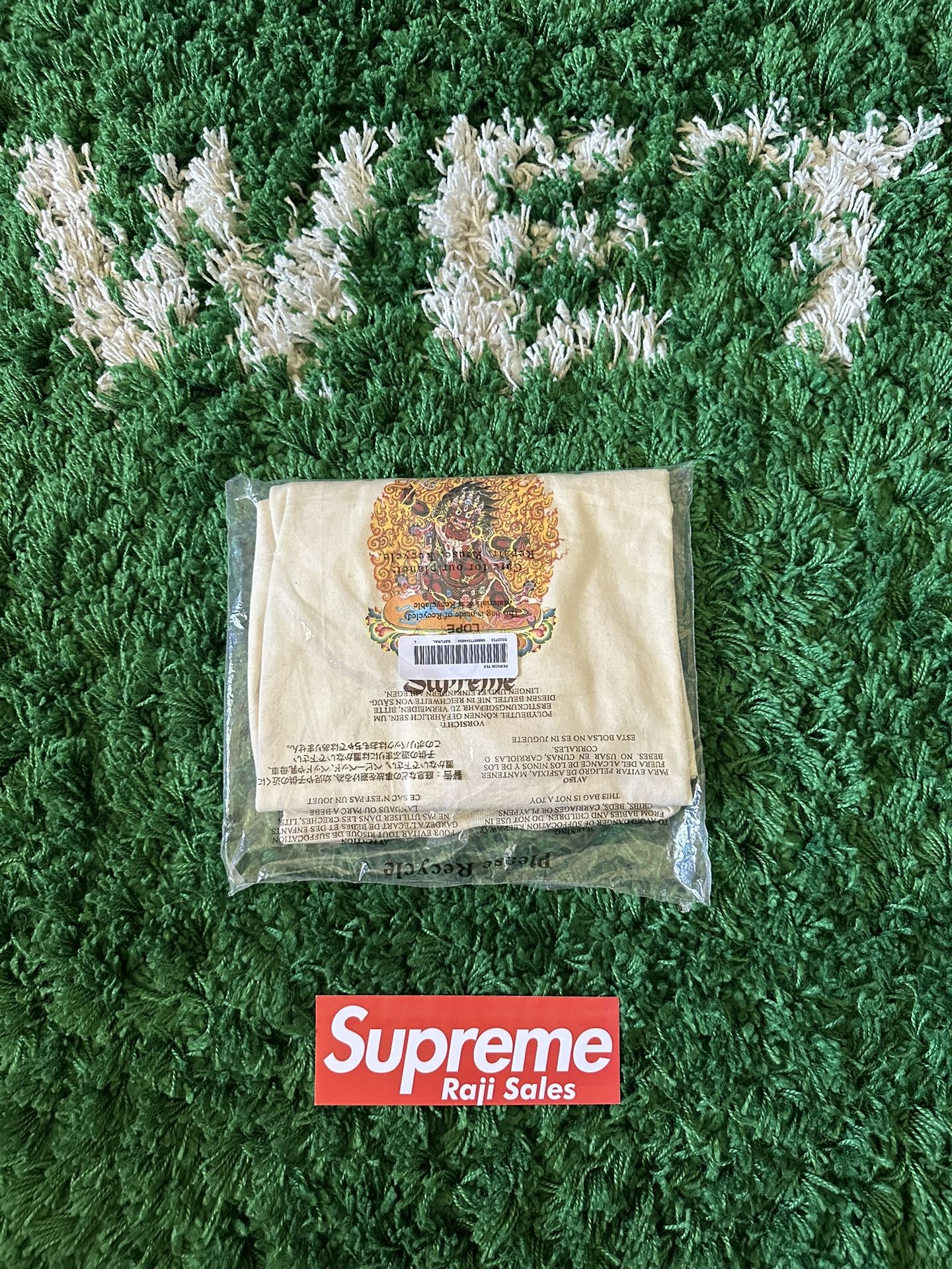 Supreme SS22 Person Tee Natural Size Large