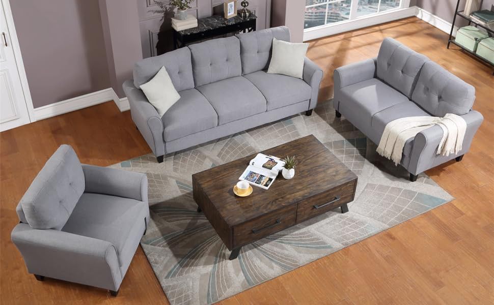 Special Offer! 3-Piece Living Room Set – Stylish & Compact Design for Small Spaces