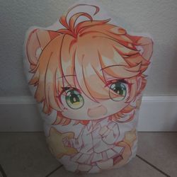 Emma Chibi Shaped Plush Pillow Promised Neverland