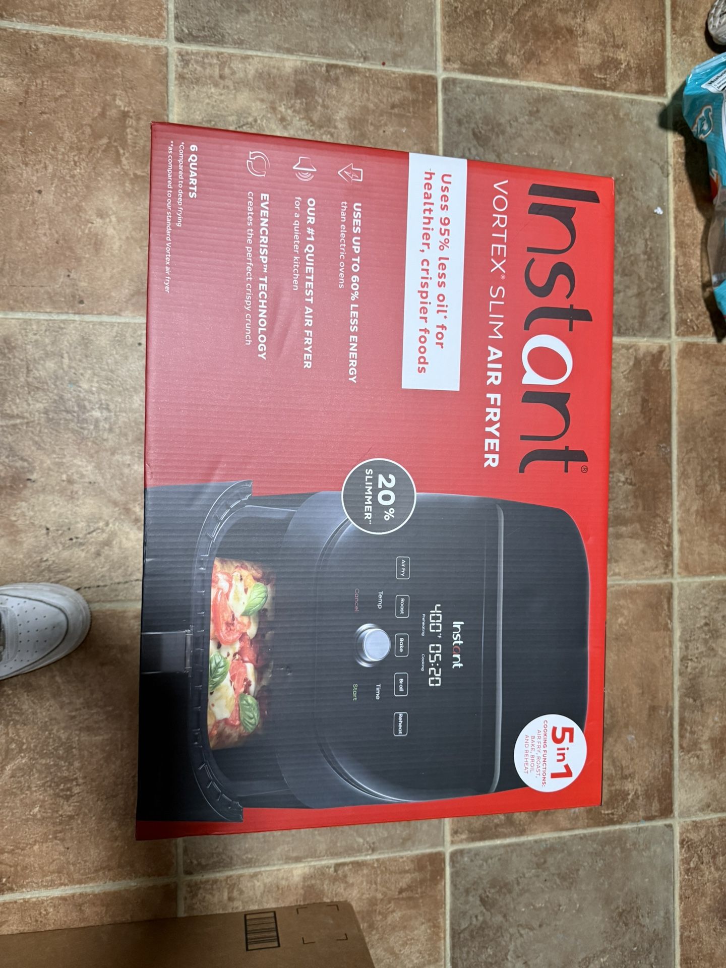 Instant Vortex Slim Air Fryer - Black