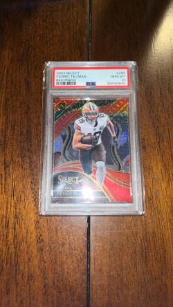 Cedric Tillman Red Prizm /49 PSA 10