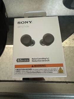 New Sony Bluetooth headphones