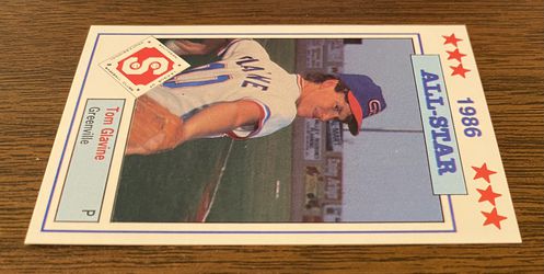 1986 Greenville Braves Minor League Rookie Tom Glavine