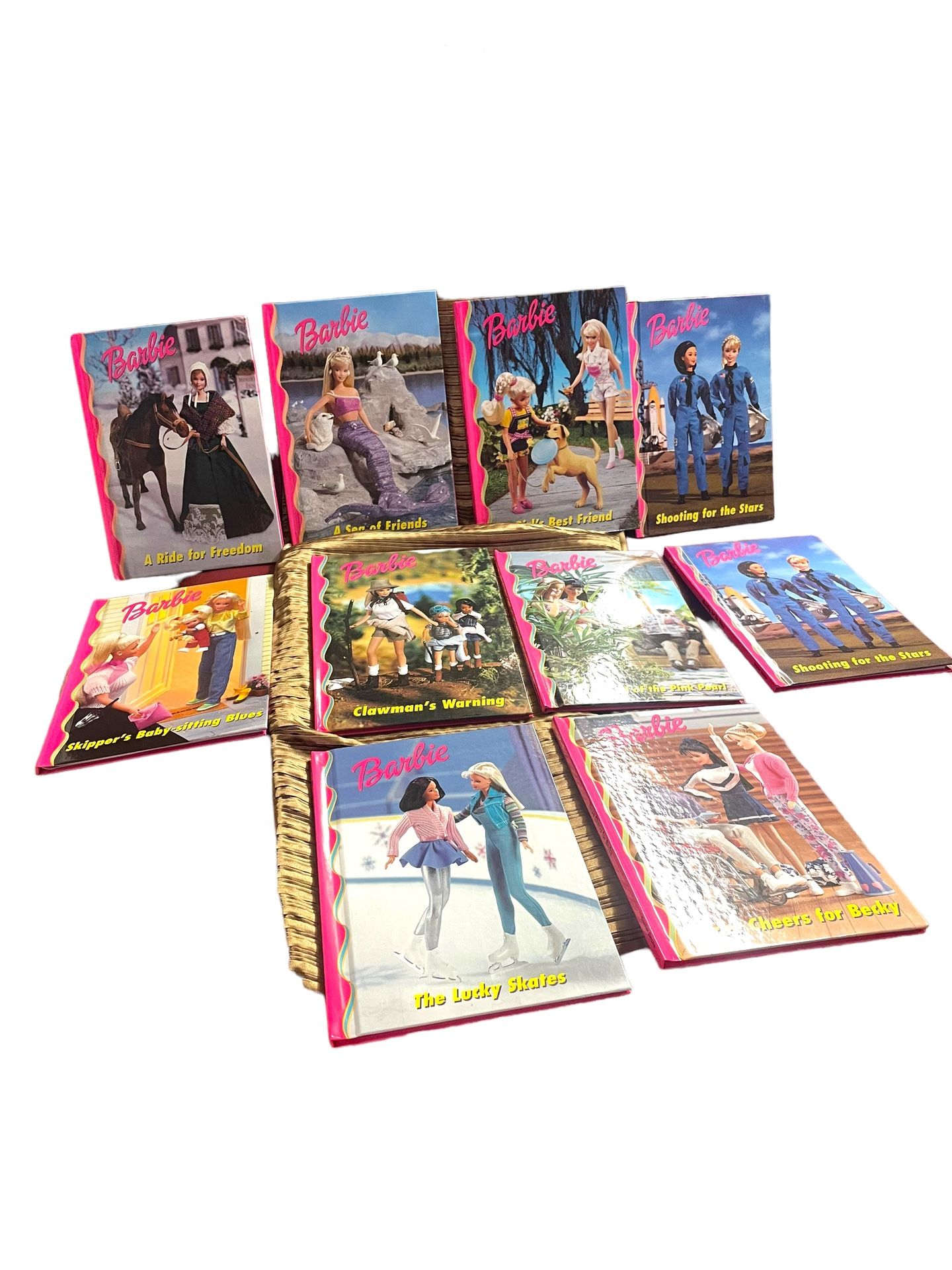 12 PACK BARBIE BOOK COLLECTION 