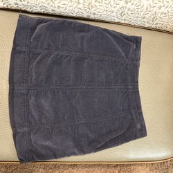 Free People Blue Corduroy Mini Skirt - Size 4