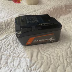 RIDGID Max Output 4ah 18v Battery