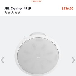 3 JBL Control 47 Low Profile Flush Mount Speakers