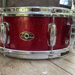 Vintage Slingerland 14x5 Snare Drum + Case