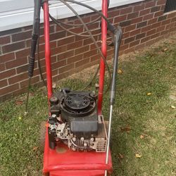 Troy Bilt Pressure Washer Runs See Description For Details 
