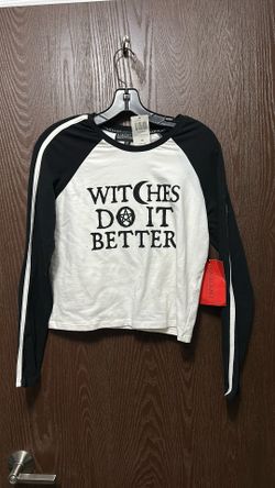 “WITCH’S DO IT BETTER” Long Sleeve Shirt by Blackcraft Exclusive Collection for Hot Topic