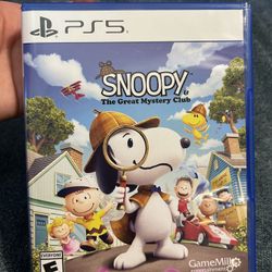 Snoopy PS5 CD Game