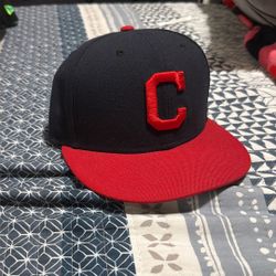 Hat With A C On It 
