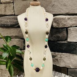 Multistone Necklace 