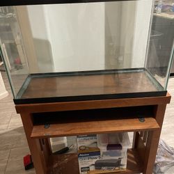 30x19x12 Fish Aquarium - With Pump, Filter,stand, Heater