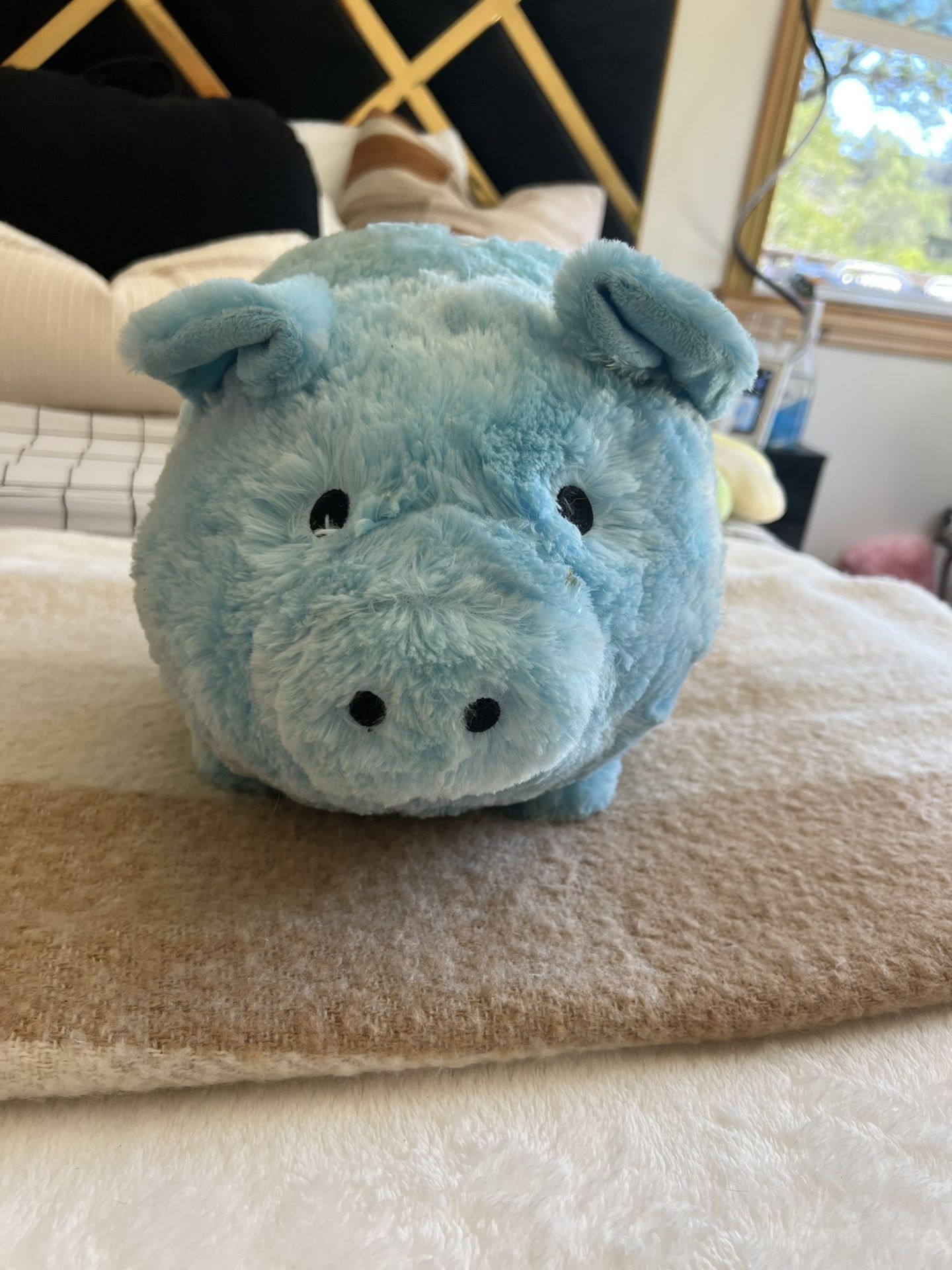 Jumbo plush piggy bank deals