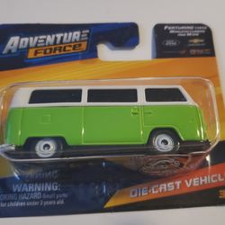 Adventure Force Lime Green Wolksvagon Van!!  Die-cast 