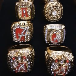 Alabama Replica Championship Rings Collection
