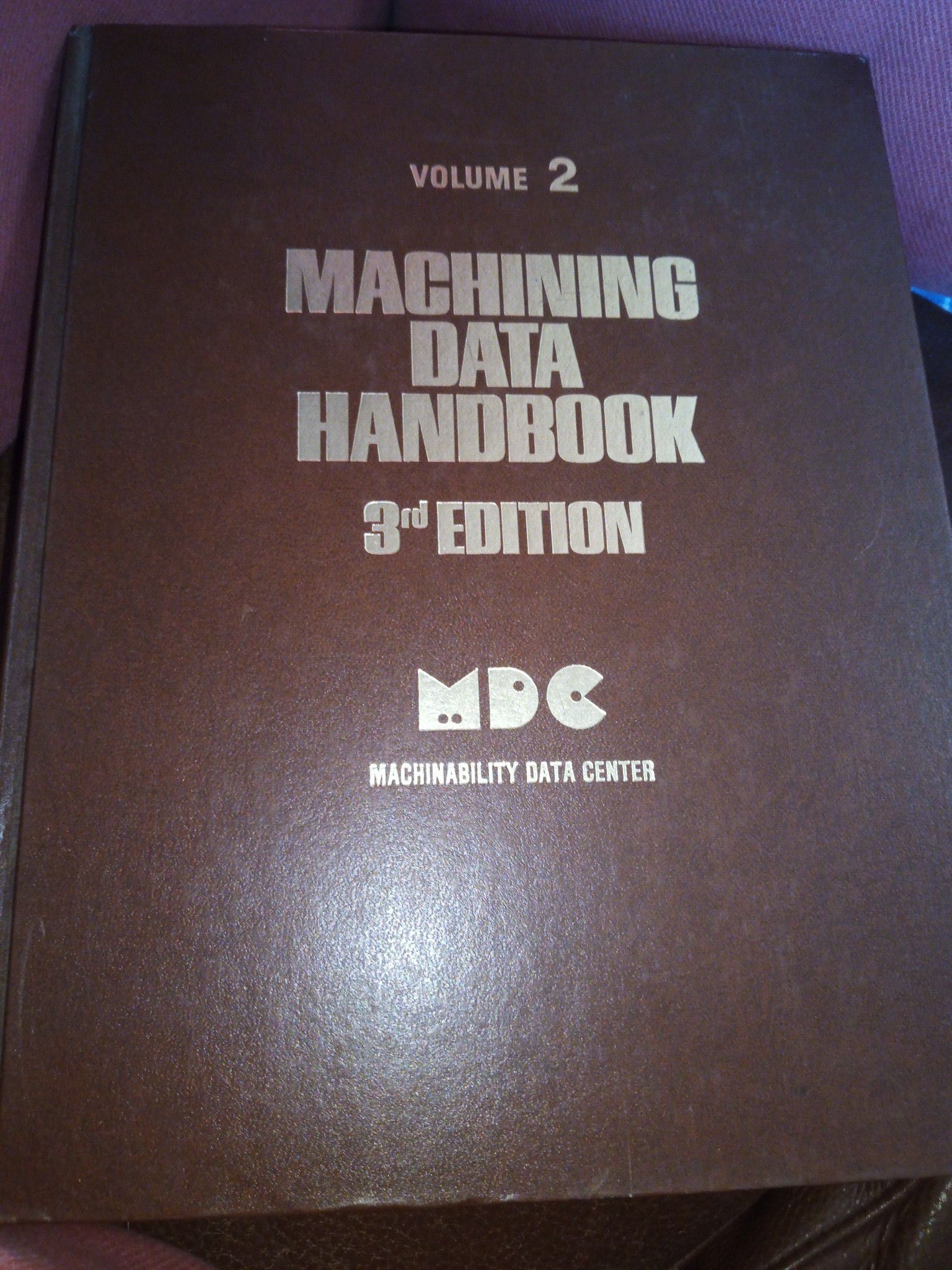 Machining data handbook (volume 2)