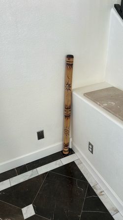 Decorative Carved Wooden Didgeridoo