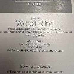2 Inch Faux Wood Blinds Brand New In Box
