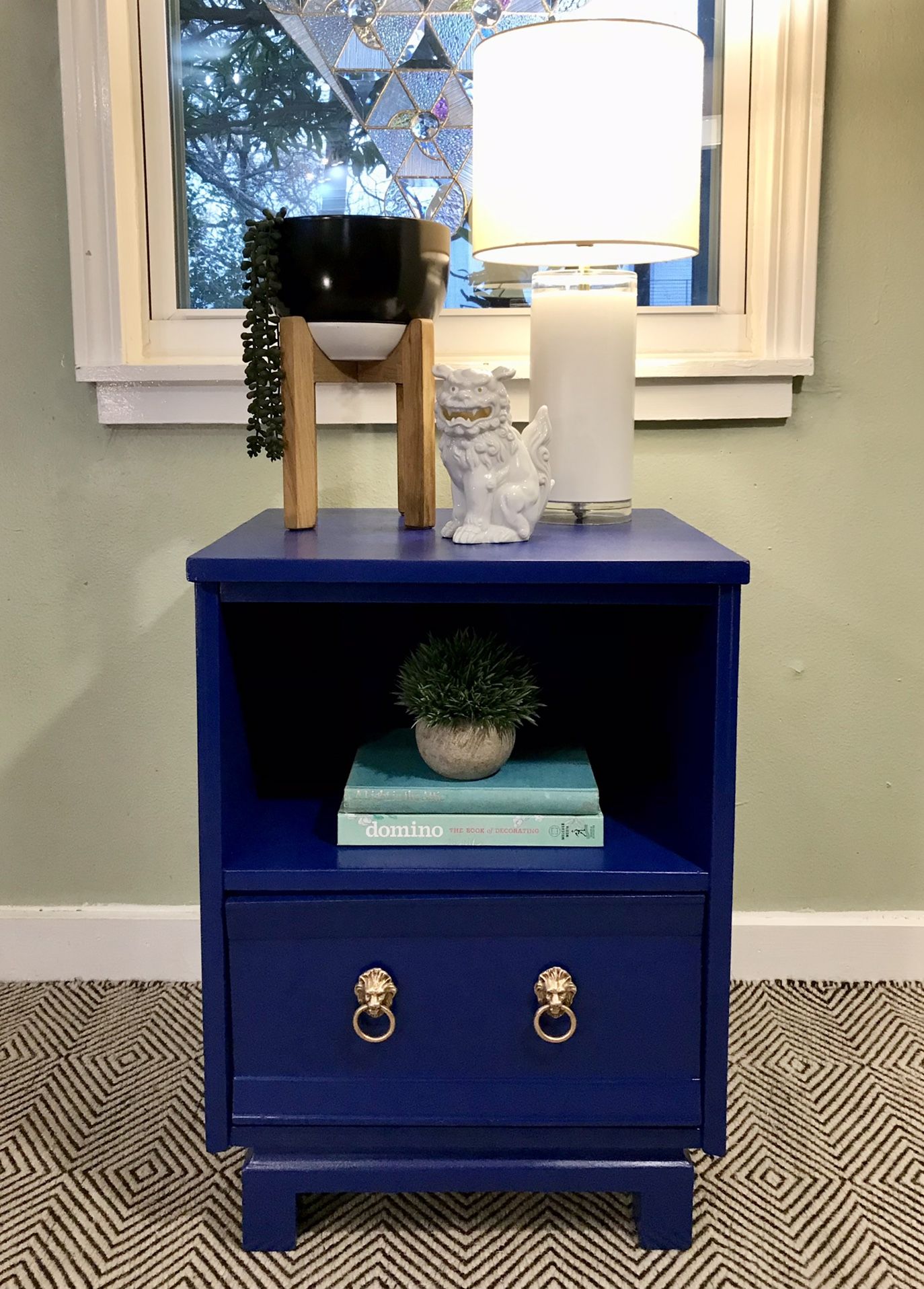 Vintage Hungerford Memphis Solid Mahogany Refinished Nightstand