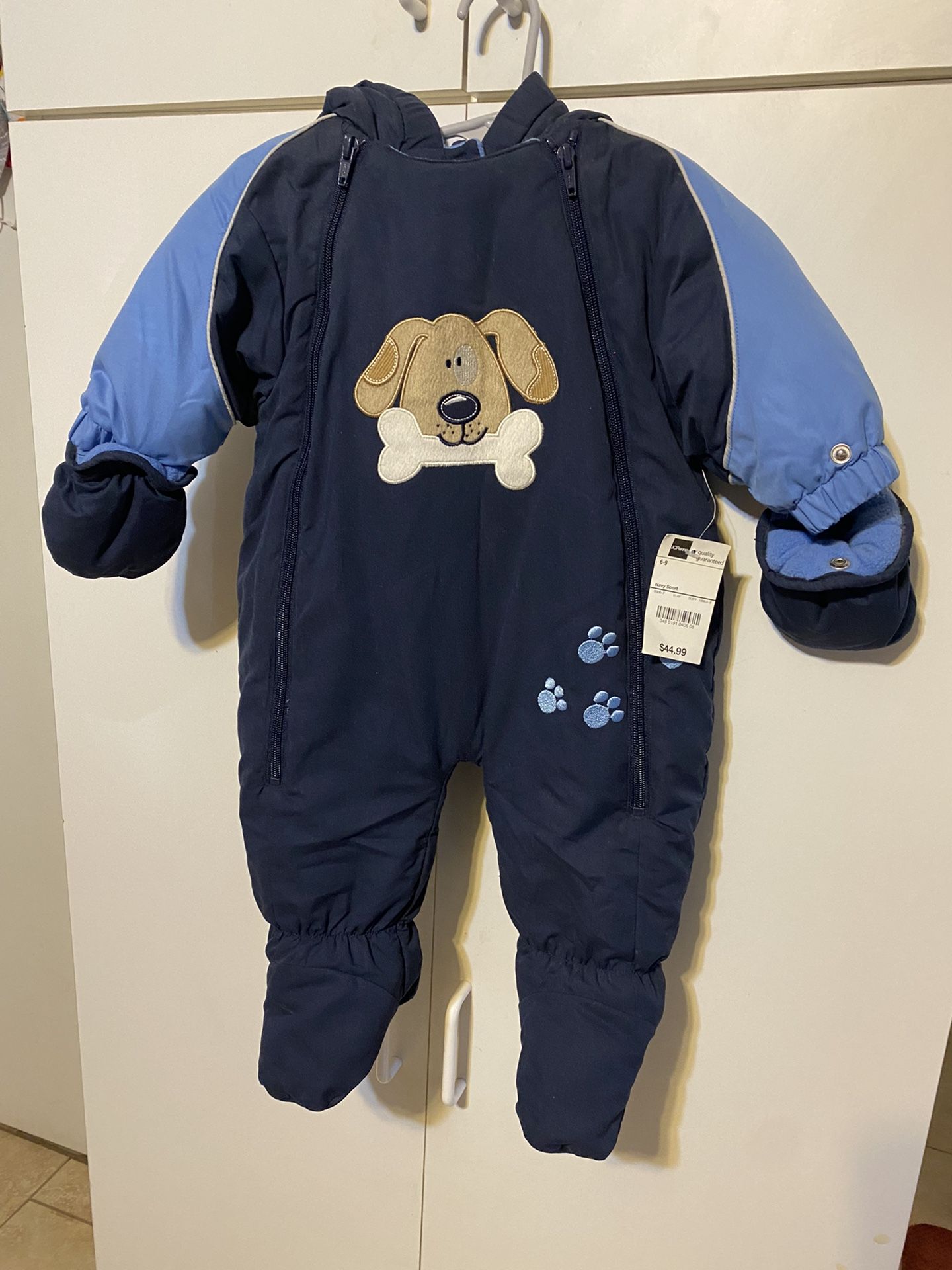 Okie Dokie Snowsuit Navy Size 6 9 Months for Sale in Las Vegas NV OfferUp