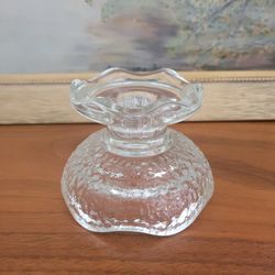 Anchor Hocking Glass Candlestick Holders Votive Tealight