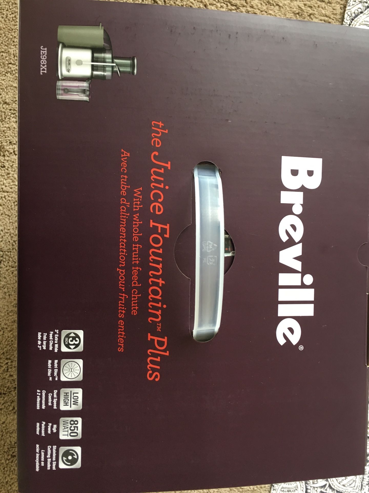 Brand new Breville juice fountain plus