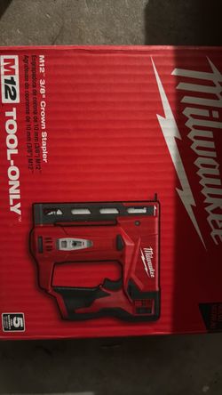 Milwaukee M12 3/8" Crown Stapler Tool-Only