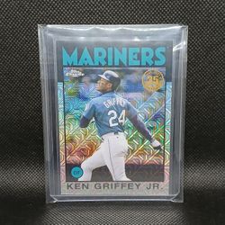 2021 Topps Silver Pack 1986 Topps Chrome Baseball Ken Griffey Jr #86BC-60 Mint 