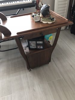 Antique accent table