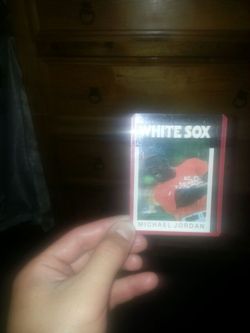 Michael Jordan white sox baseball card