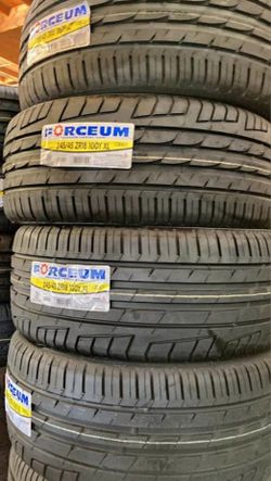 245 45 18 New Set Of Tires