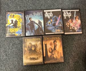 DVD 6 MOVIES - Harry Potter, Star Wars, Lord of Rings, Return of the Jedi