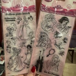 Disney  Clear Stamps Collection $1 For Both