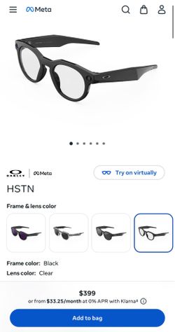 HTSN OAKLEY META AI GLSSES