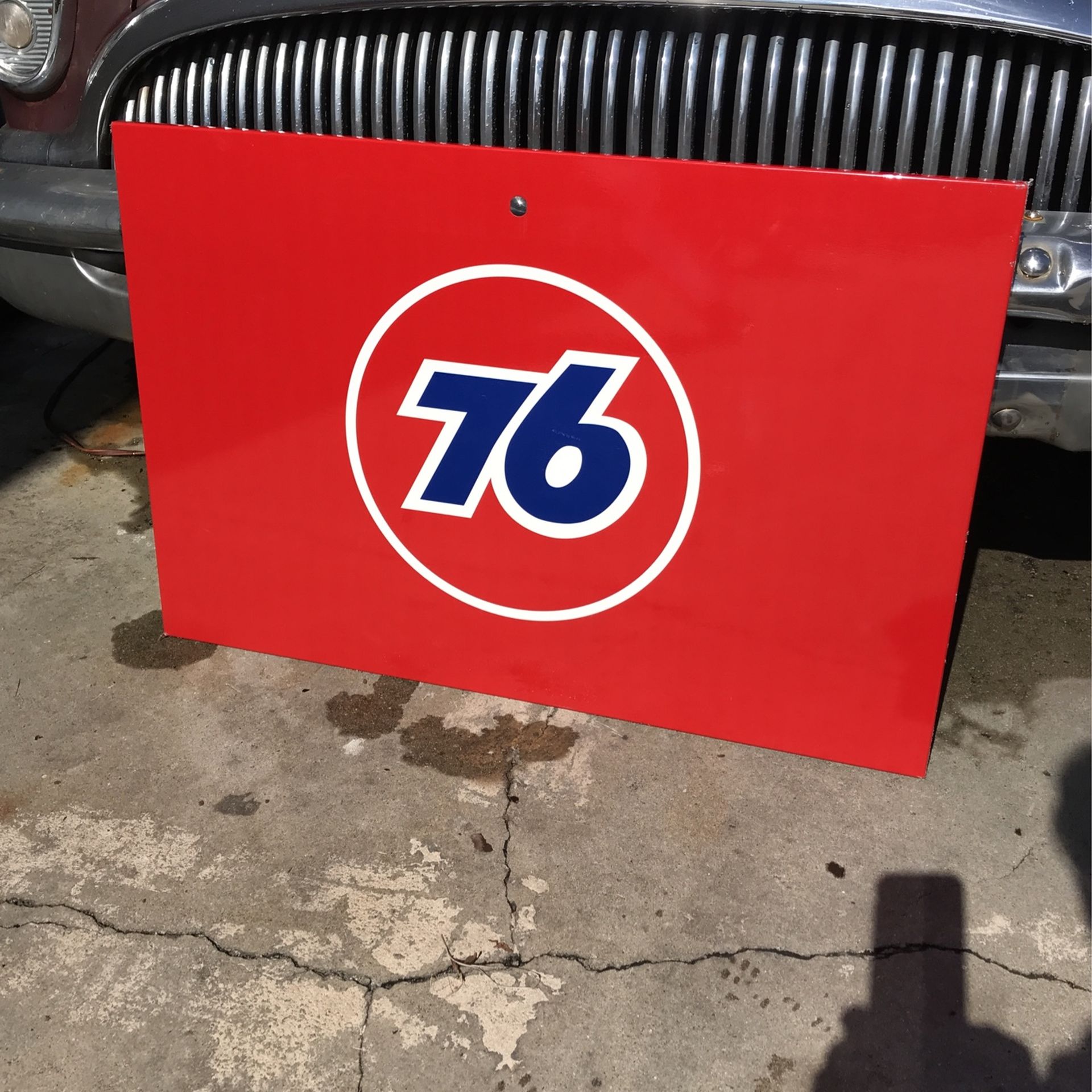 76 Gas Station Sign Metal