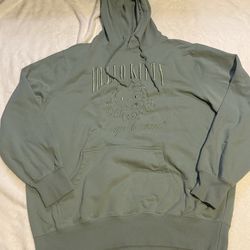 Dark Mint Green Hello Kitty hoodie