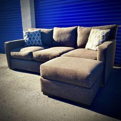 Large Brown Sectional Sofa