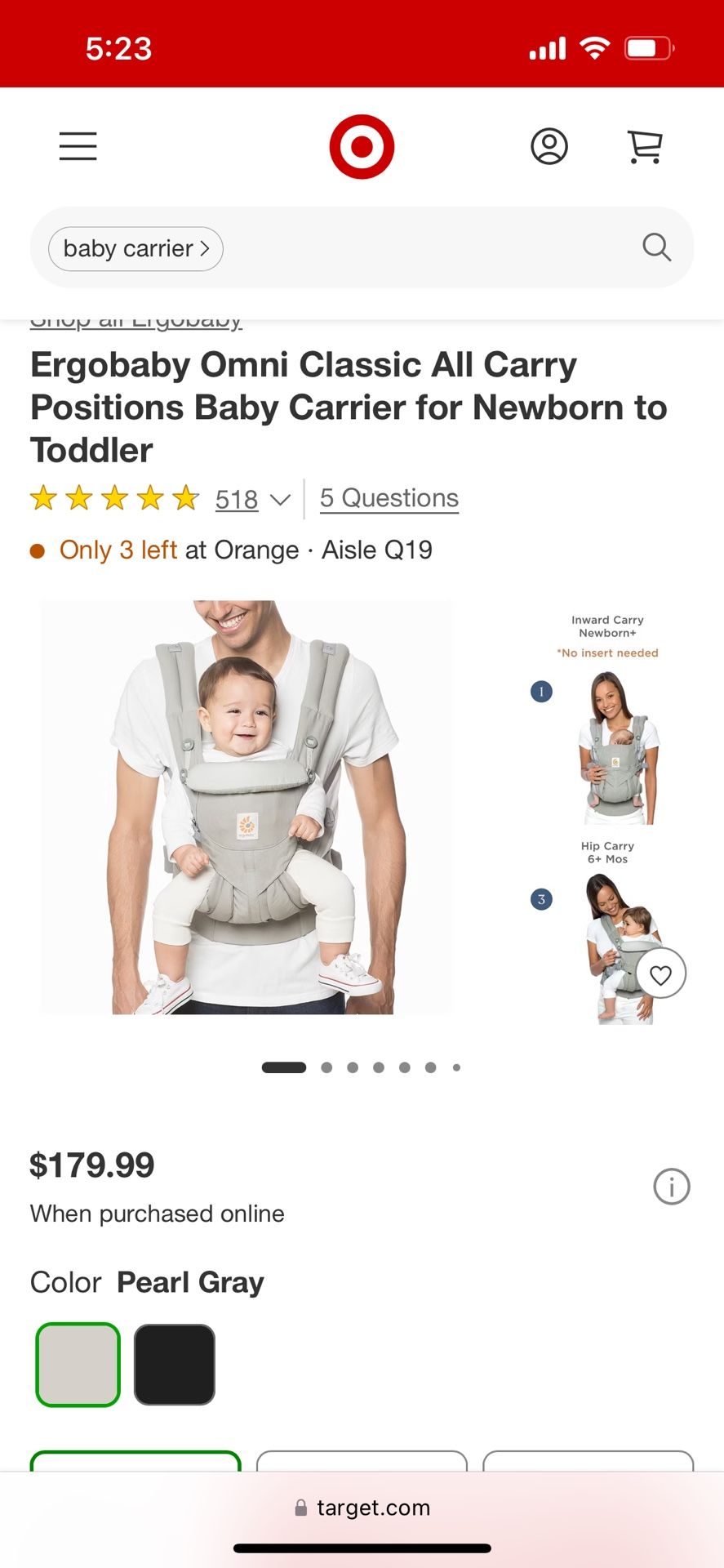 Ergo Baby Carrier