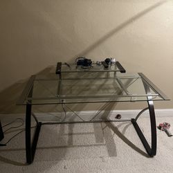 Glass Desk 