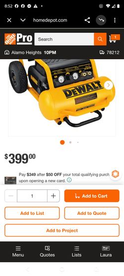 DEWALT Portable Air Compressor
