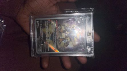 Pokémon TCG Holo Card in Hard Case